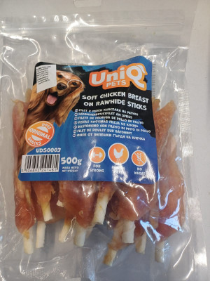 Uniq Pets Vistas krūtiņas fileja uz kociņa 500g